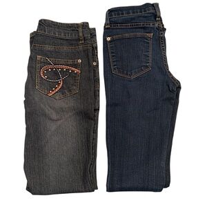 Lot of 2 Jeans | Street Jeans | Just USA | Women Sz 0,1 or Girls Junior